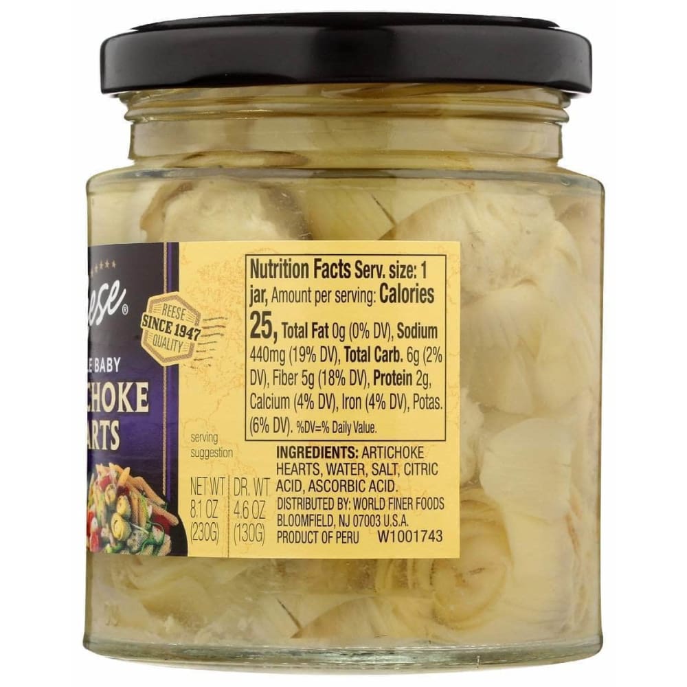 REESE Reese Artichoke Hrts Whl Baby, 8.1 Oz