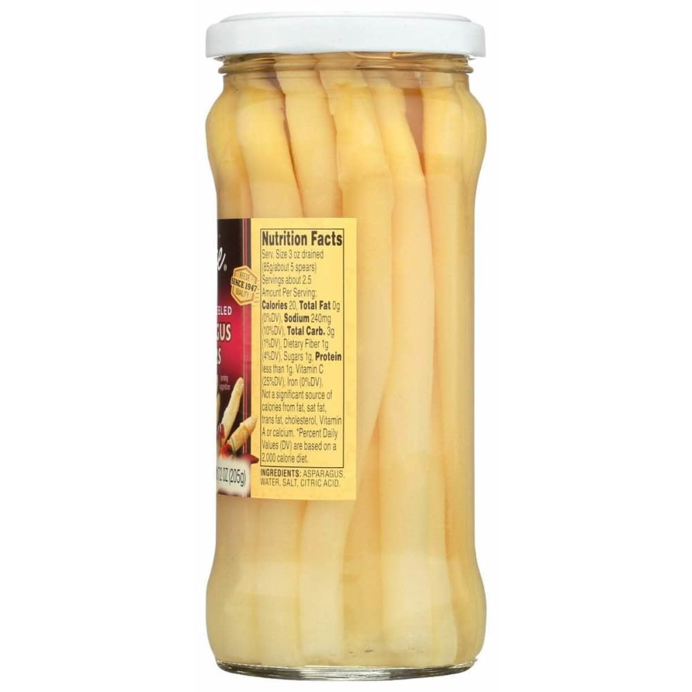 REESE Reese Asparagus White Glass, 11.6 Oz