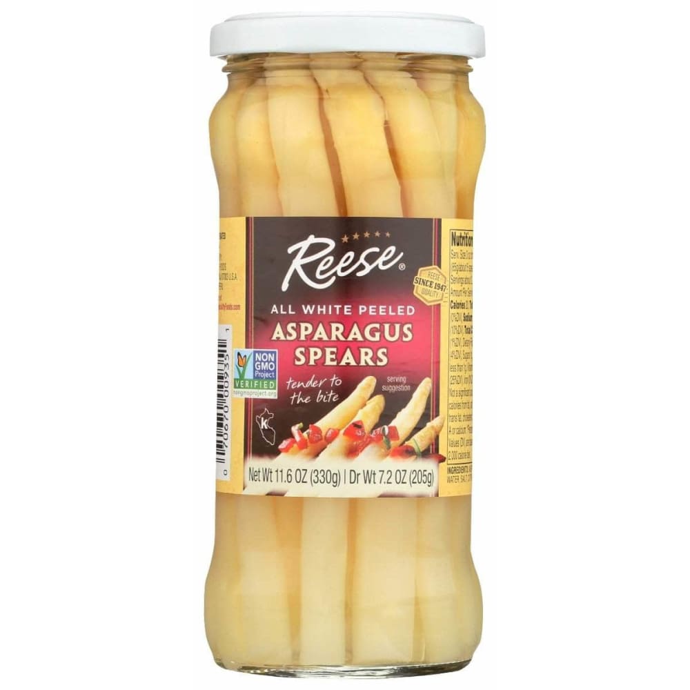 REESE Reese Asparagus White Glass, 11.6 Oz