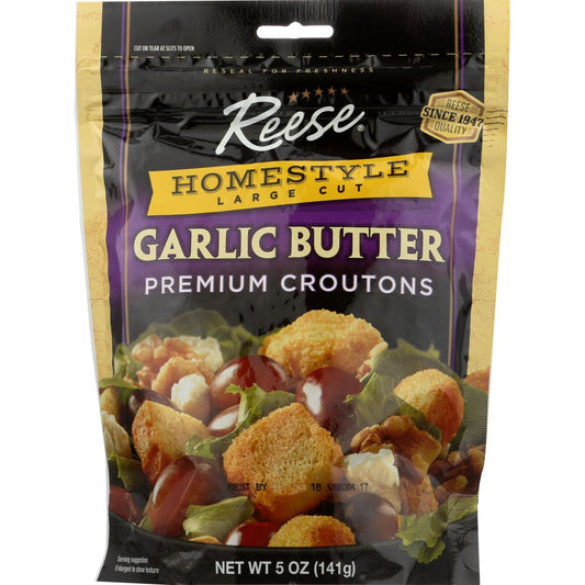 REESE: Crouton Homestyle Garlic Butter 5 oz (Pack of 5) - Grocery > Bread - REESE