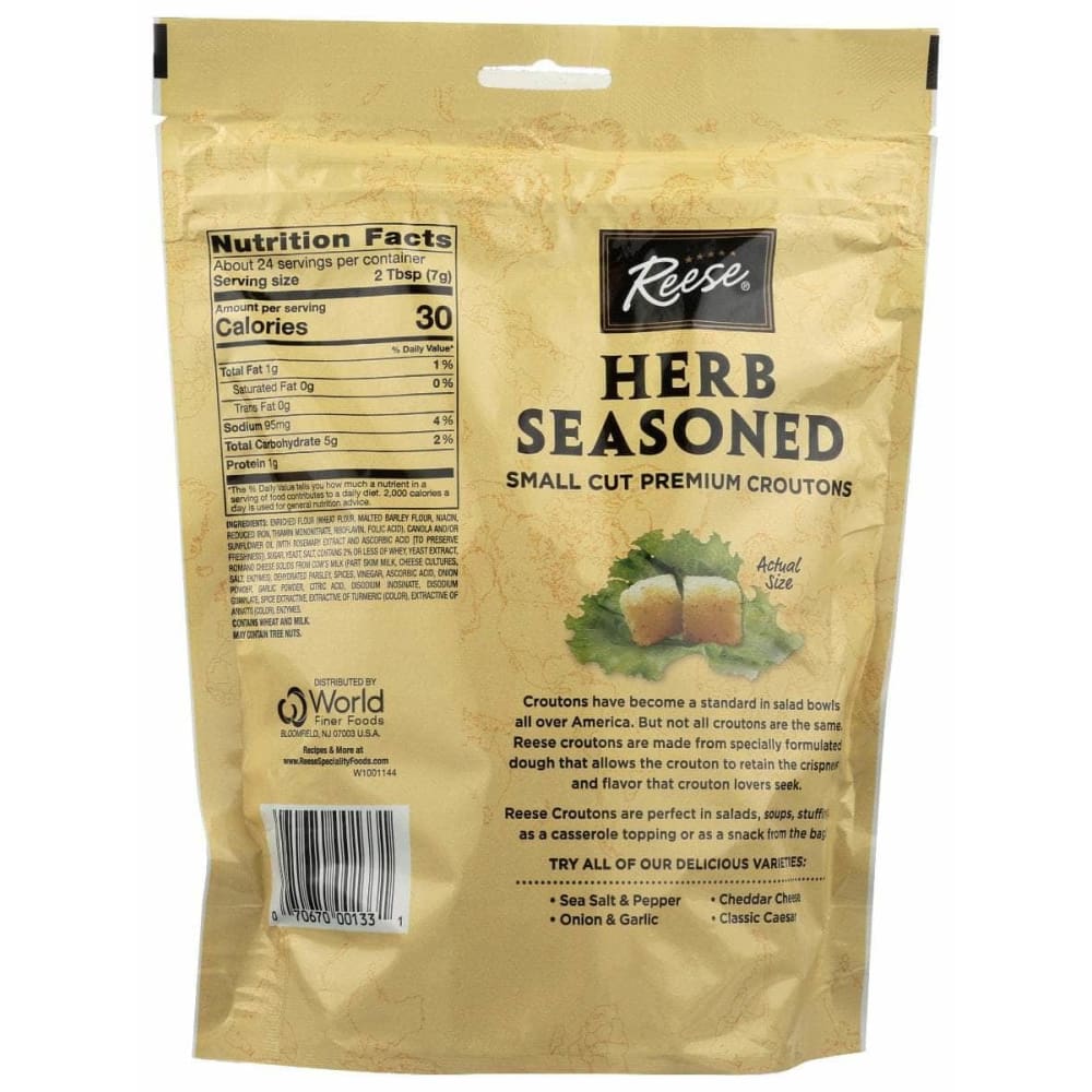 REESE Grocery > Pantry > Condiments REESE: Crouton Ssnd, 6 oz