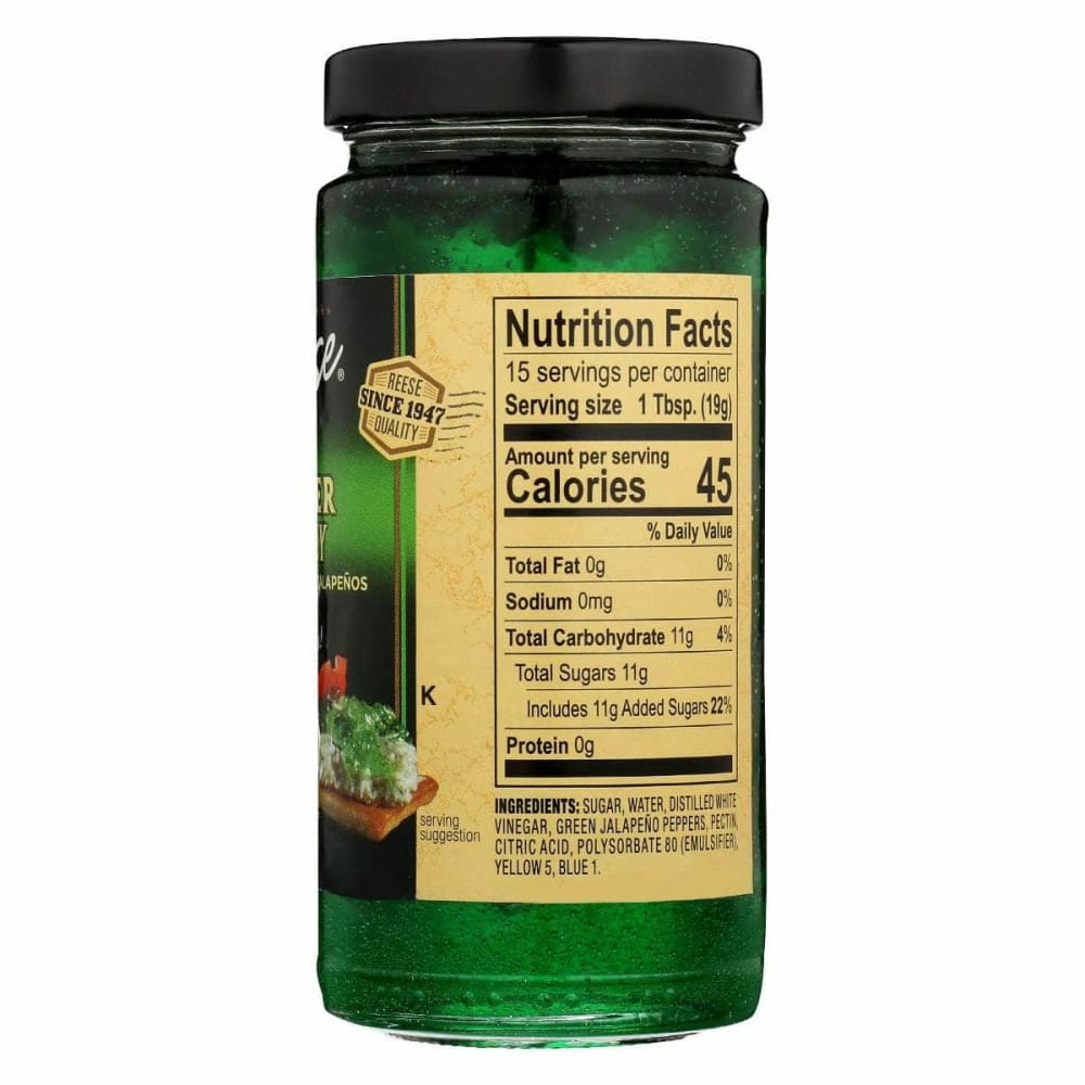 REESE: Mild Pepper Jelly, 10 oz (Case of 4) | ShelHealth