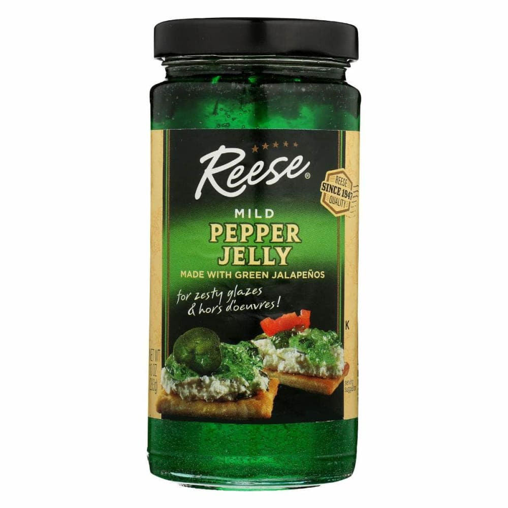 REESE: Mild Pepper Jelly, 10 oz (Case of 4) | ShelHealth