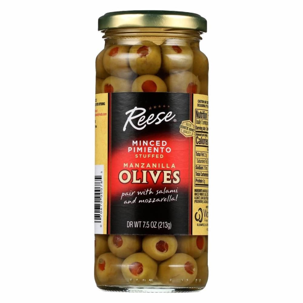 REESE Reese Olive Stfd Manz Pimnto Plcd, 7.5 Oz