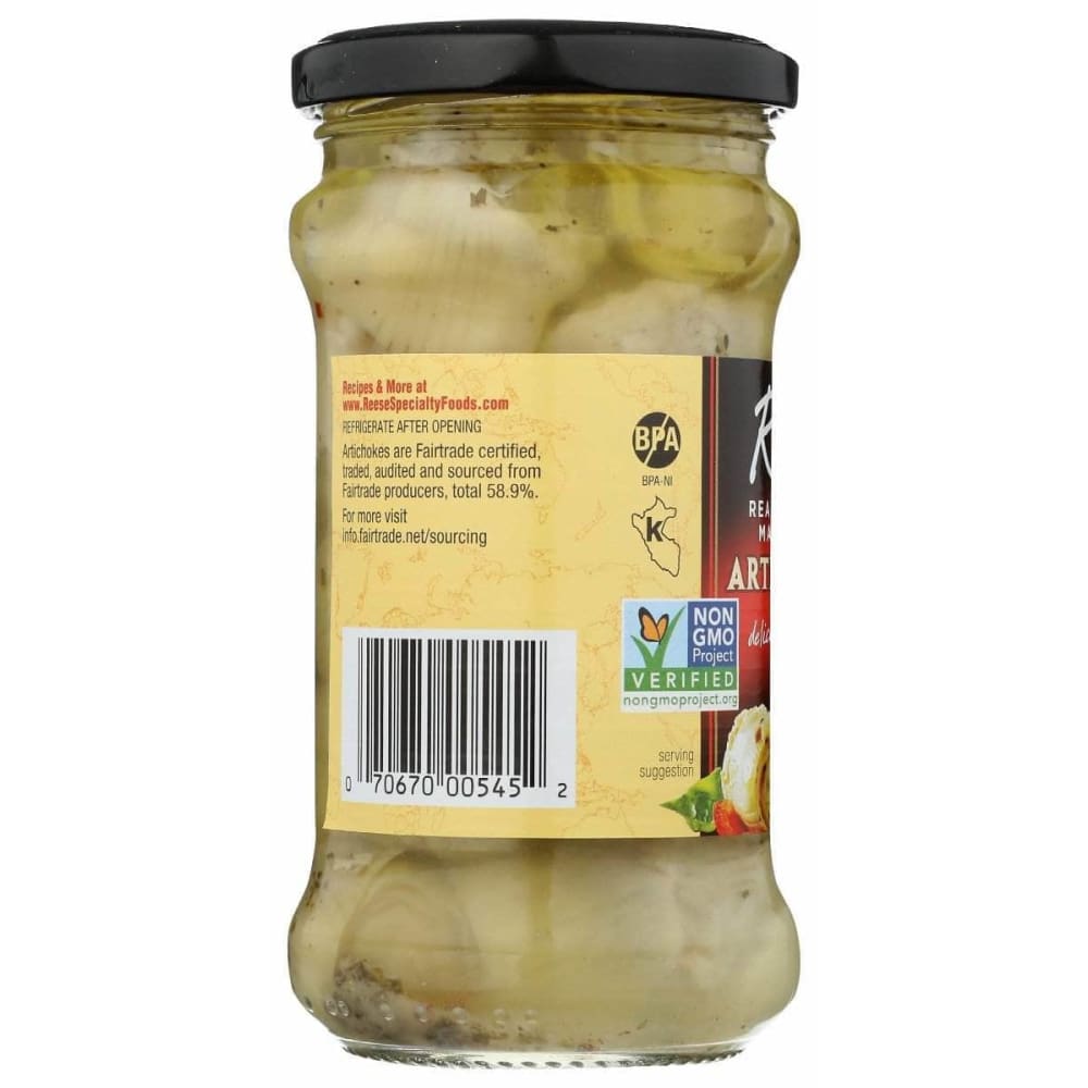 REESE Reese Ready To Eat Marinated Artichoke, 9.9 Oz