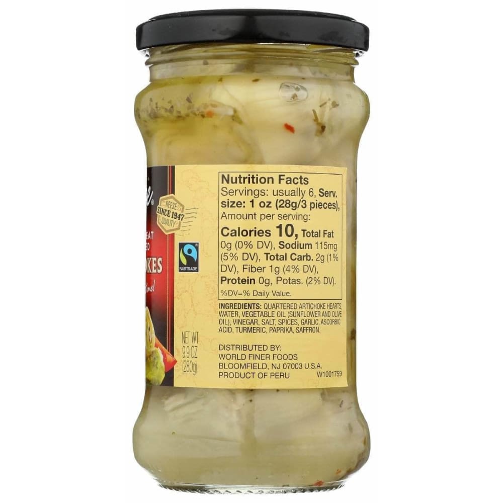 REESE Reese Ready To Eat Marinated Artichoke, 9.9 Oz