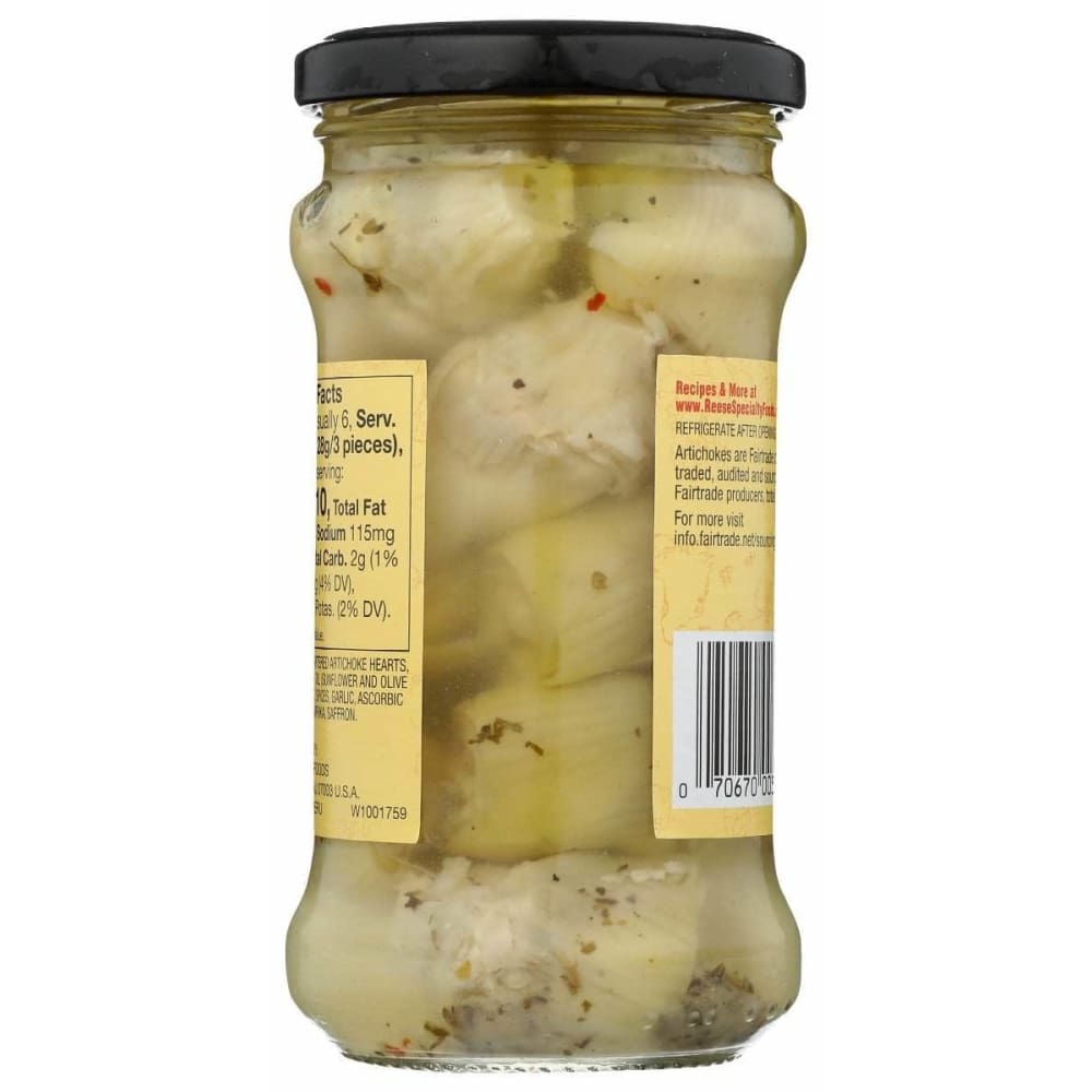 REESE Reese Ready To Eat Marinated Artichoke, 9.9 Oz