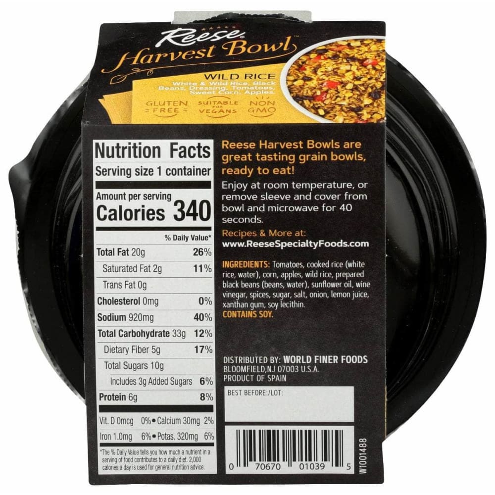 REESE Grocery > Pantry REESE Wild Rice Harvest Bowl, 7.7 oz