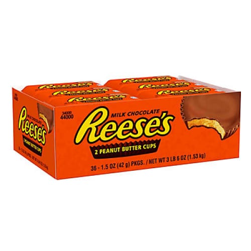 Reese’s Full Size Milk Chocolate Peanut Butter Cups 36 pk./1.5 oz. - Home/Seasonal/Halloween/Halloween Candy & Snacks/ - ShelHealth