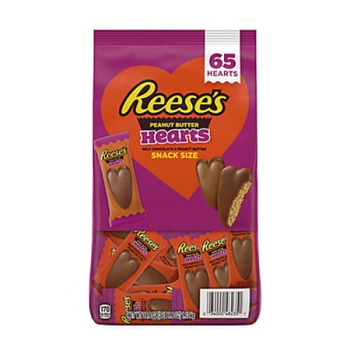 Reese’s Milk Chocolate Peanut Butter Hearts Candy 39.8 oz./65 ct. - Home/Seasonal/Valentine’s Day/Valentine’s Day Treats/ - Reese’s