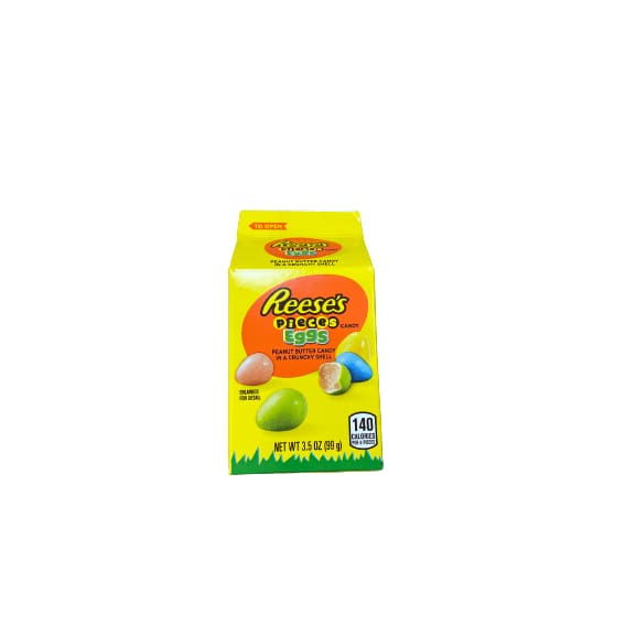 REESE'S REESE'S PIECES Peanut Butter in a Crunchy Shell Eggs Candy, Easter, 3.5 oz.
