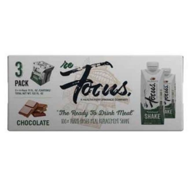 REFOCUS: Plant Prtn Rtd Choc 4pk 44 fo (Pack of 2) - Vitamins & Supplements > Protein Supplements & Meal Replacements - REFOCUS