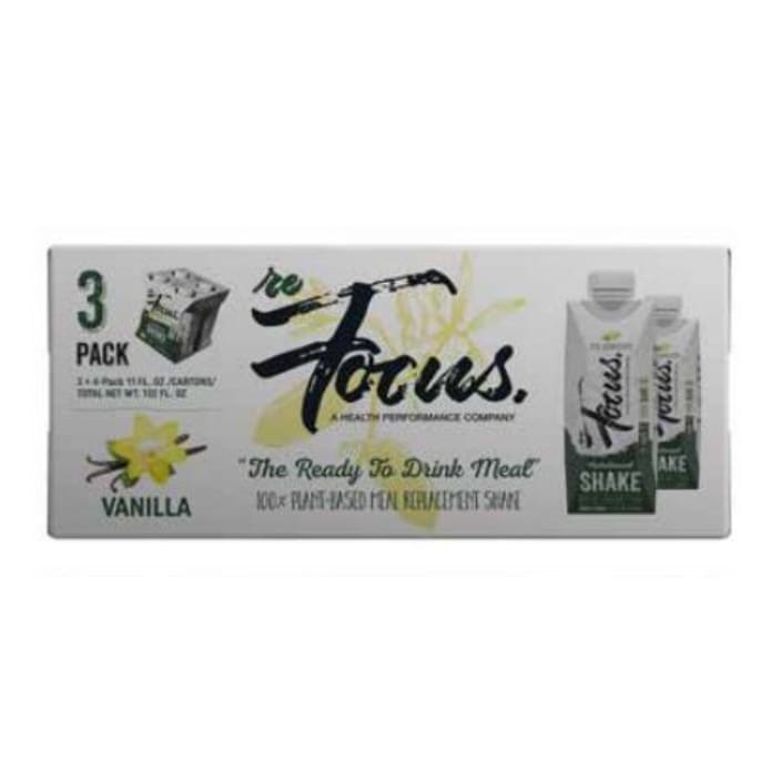 REFOCUS: Plant Prtn Rtd Vnla 4pk 44 fo (Pack of 2) - Vitamins & Supplements > Protein Supplements & Meal Replacements - REFOCUS