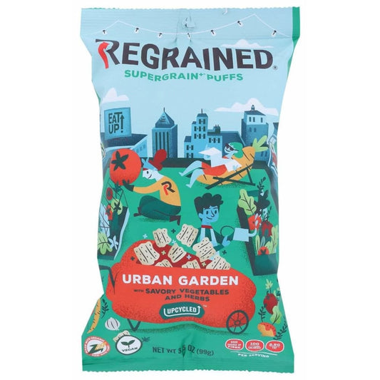 REGRAINED Regrained Puffs Urban Garden, 3.5 Oz