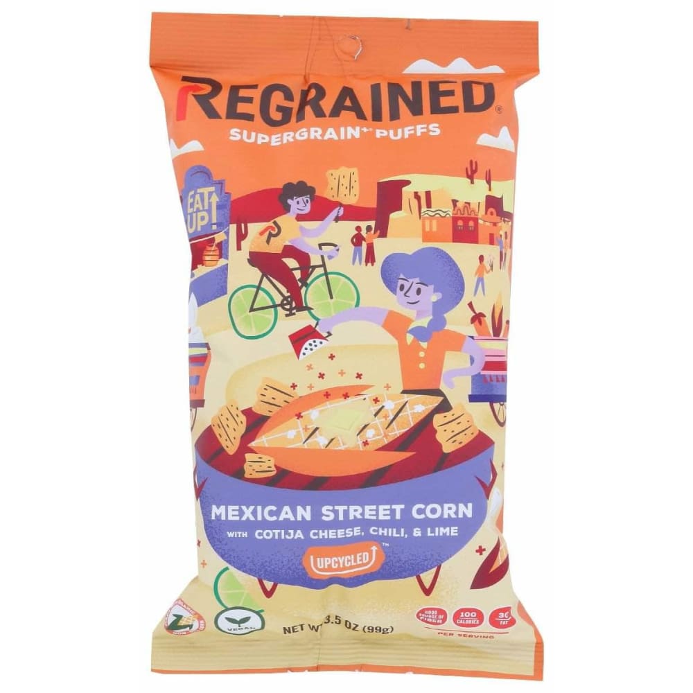 REGRAINED Regrained Snacks Puffed Mex St Corn, 3.5 Oz