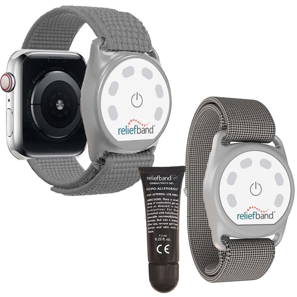Reliefband Grey Sport Apple Bundle - Size Regular - Marine Safety | Accessories - Reliefband
