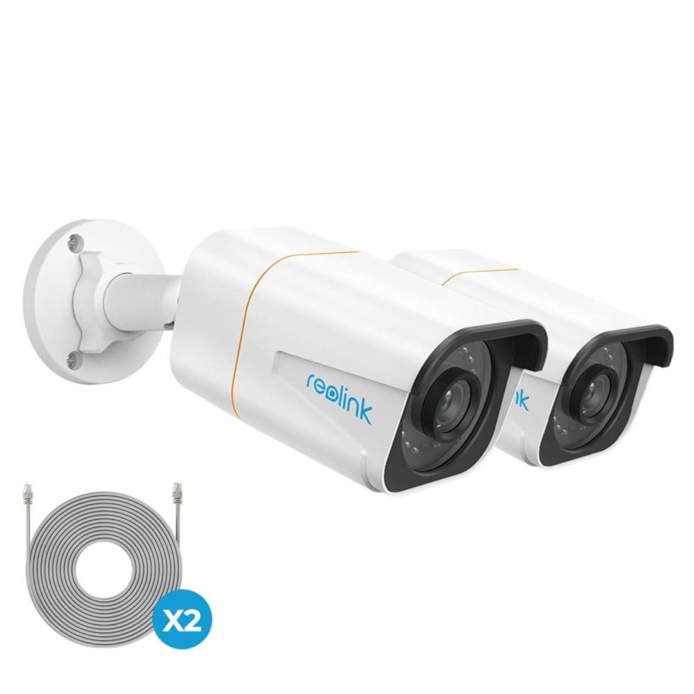 Reolink B5K 10MP PoE Security Add-on Bullet Cameras - 2-Pack - Home Security Kits & Systems - Reolink
