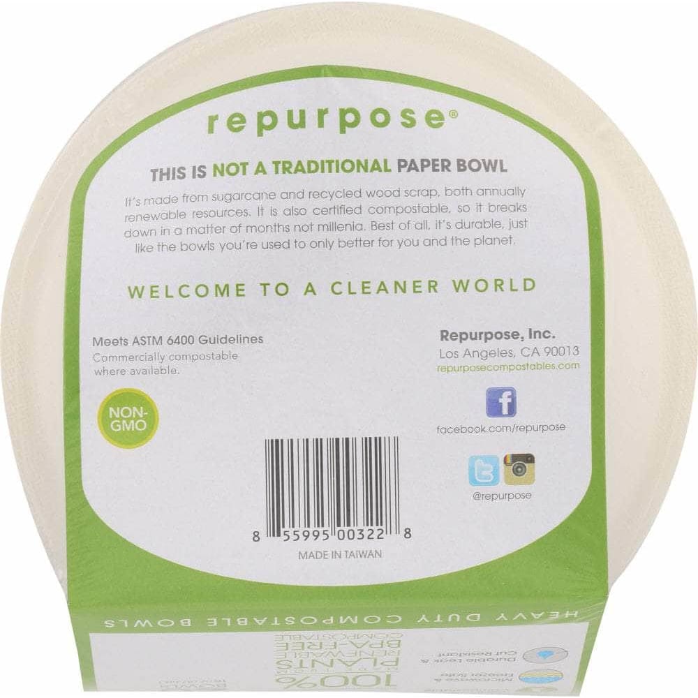 Repurpose Repurpose Eco-Friendly Tree Free Paper Bowls, 20 count