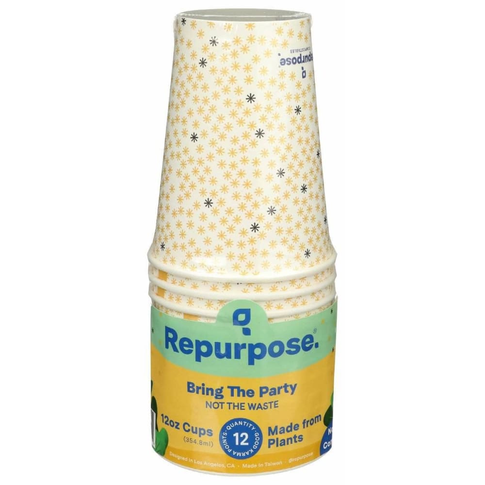 REPURPOSE Repurpose Hot Cup Stacks 12Oz, 12 Pc