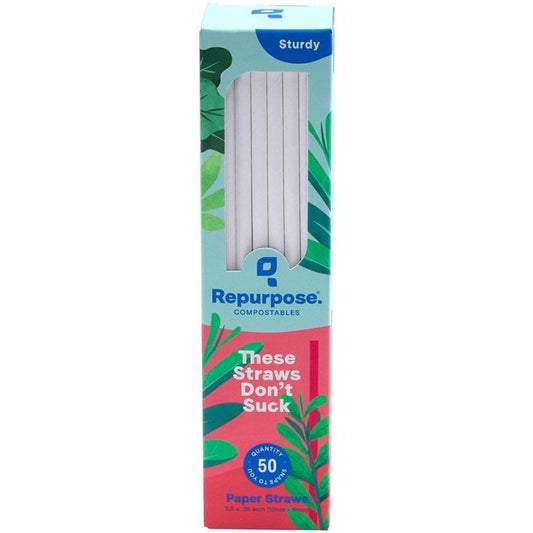 REPURPOSE Repurpose Paper Straw, 50 Ea