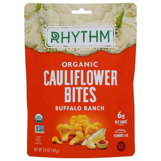 RHYTHM SUPERFOODS Rhythm Superfoods Bites Cauliflwr Bffl Rnch, 1.4 Oz