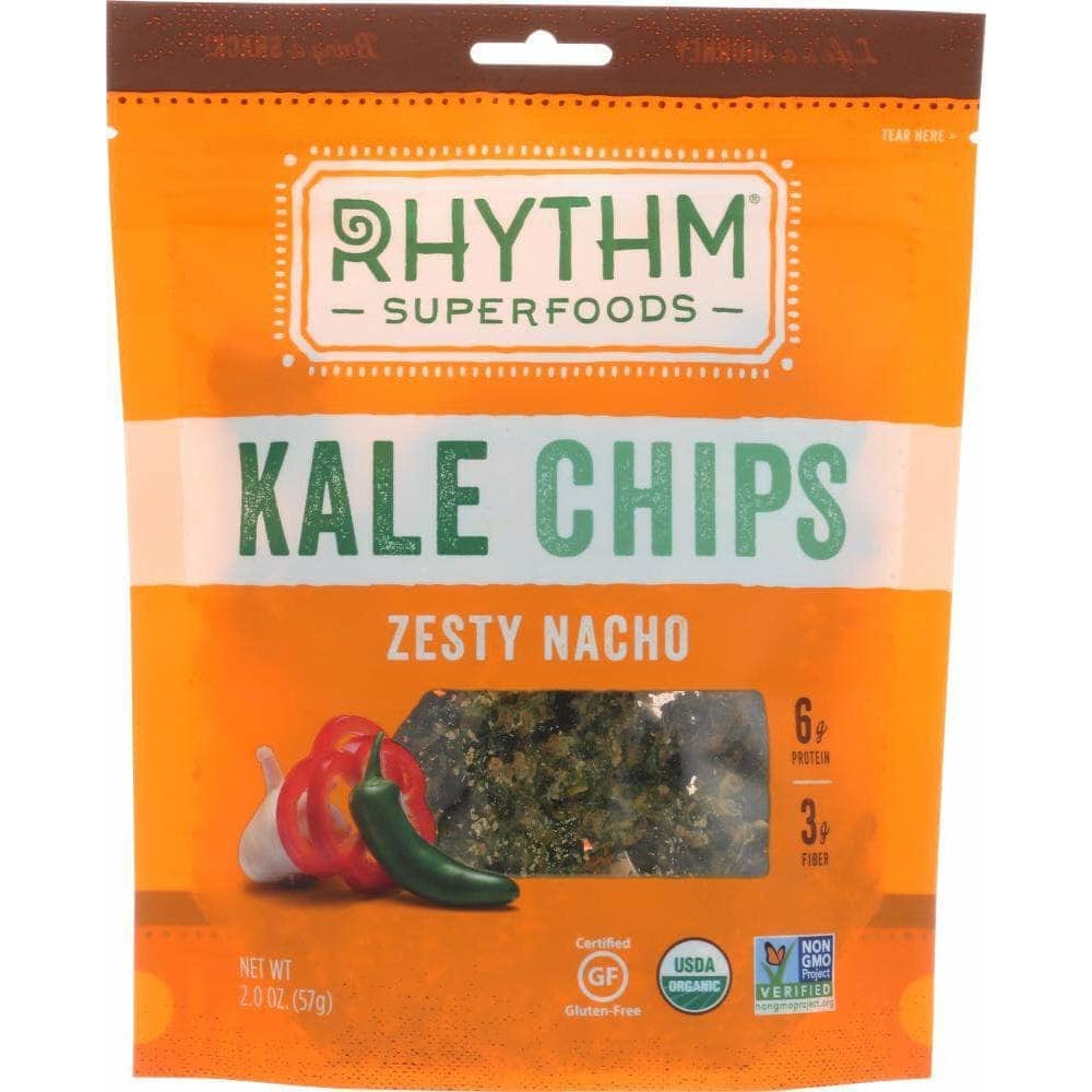 Rhythm Superfoods Rhythm Superfoods Kale Chips Zesty Nacho, 2 oz