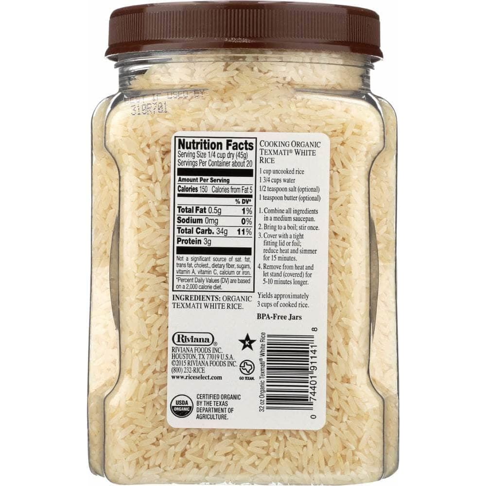 Riceselect Riceselect Organic Texmati White Rice, 32 oz