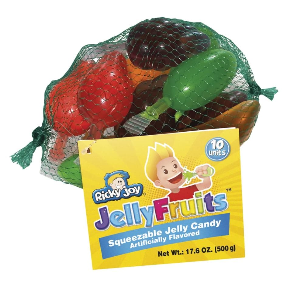 RICKY JOY: Jelly Fruits 17.6 oz (Pack of 5) - Grocery > Chocolate Desserts and Sweets > Candy - RICKY JOY