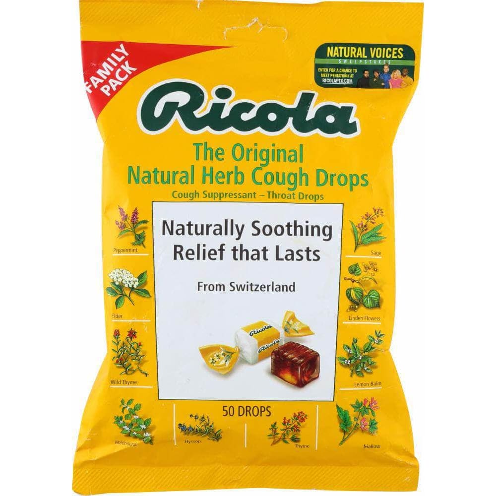 Ricola Original Cough Drops 50 Piece (Case of 3) ShelHealth
