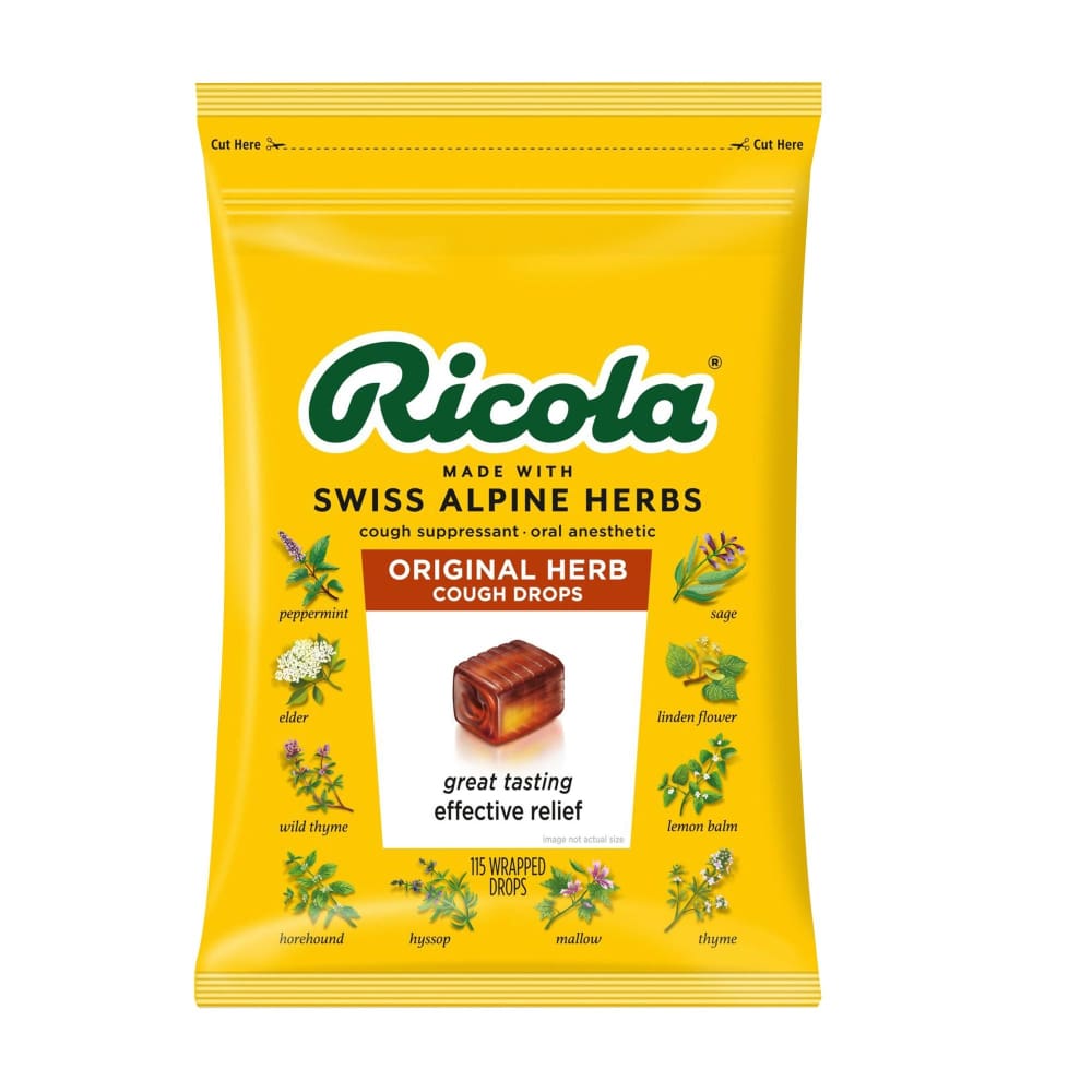 Ricola Original Natural Herb Cough Drops 115 ct. - Home/Health & Beauty/Medicine Cabinet/Cough Cold & Flu/ - Ricola