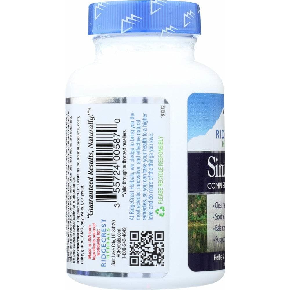Ridgecrest Herbals Ridgecrest Herbal Sinus Clear, 60 vc