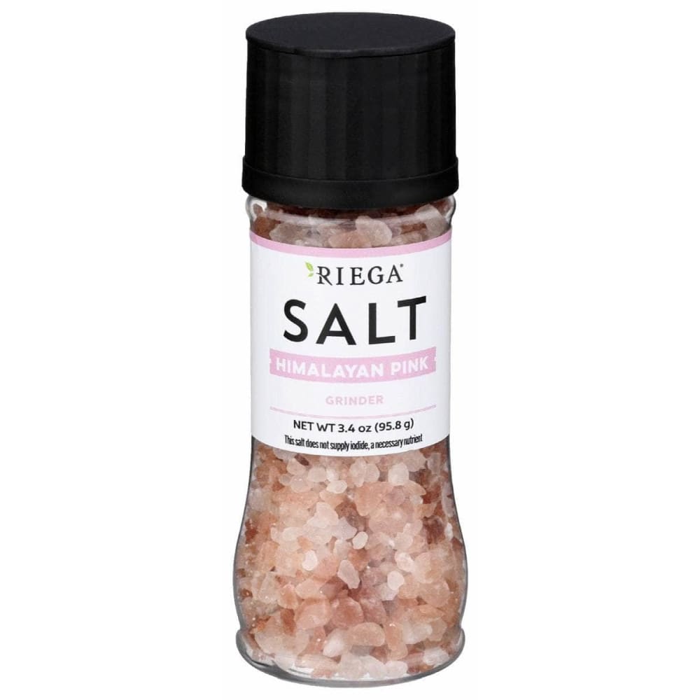 RIEGA Grocery > Cooking & Baking > Seasonings RIEGA Himalayan Pink Salt Grinder, 3.4 oz