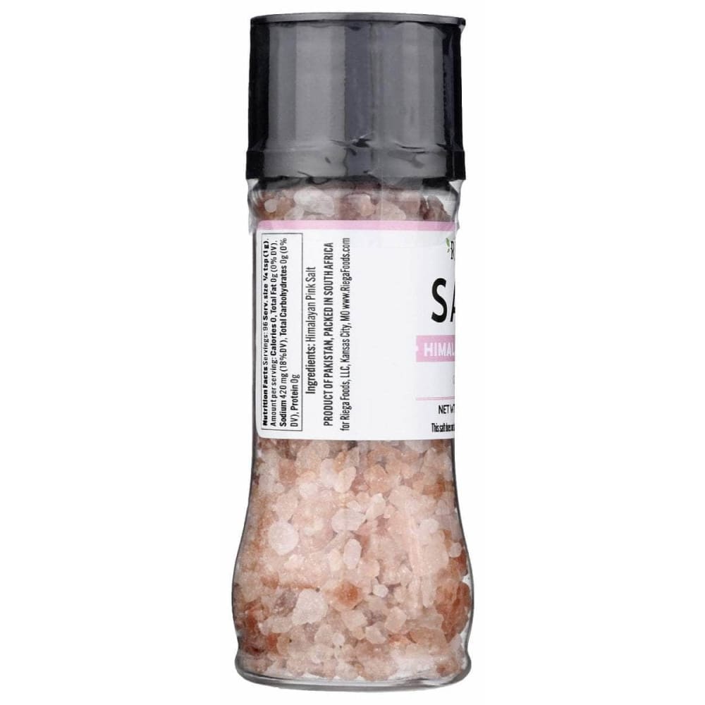 RIEGA Grocery > Cooking & Baking > Seasonings RIEGA Himalayan Pink Salt Grinder, 3.4 oz