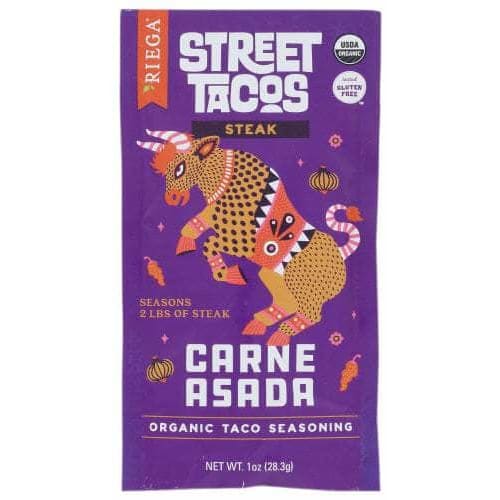 RIEGA Grocery > Cooking & Baking > Seasonings RIEGA: Organic Carne Asada Taco Seasoning, 1 oz