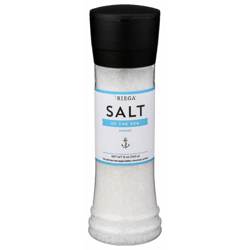 RIEGA Grocery > Cooking & Baking > Seasonings RIEGA Sea Salt Grinder, 12 oz