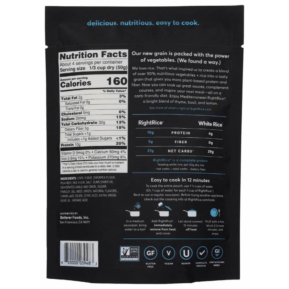 RIGHTRICE Grocery > Pantry > Rice RIGHTRICE: Mediterranean Rice, 7 oz