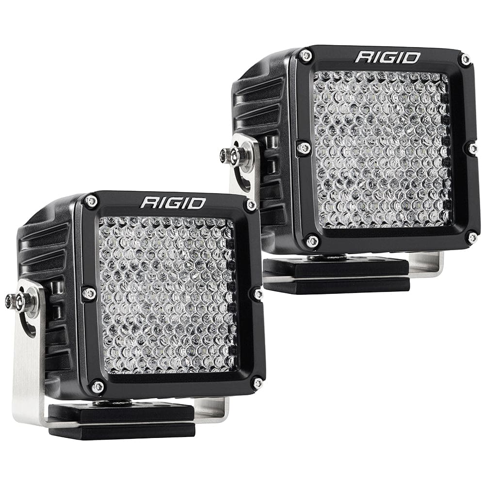 RIGID Industries D-XL PRO Diffused - Pair - Black - Lighting | Flood/Spreader Lights - RIGID Industries