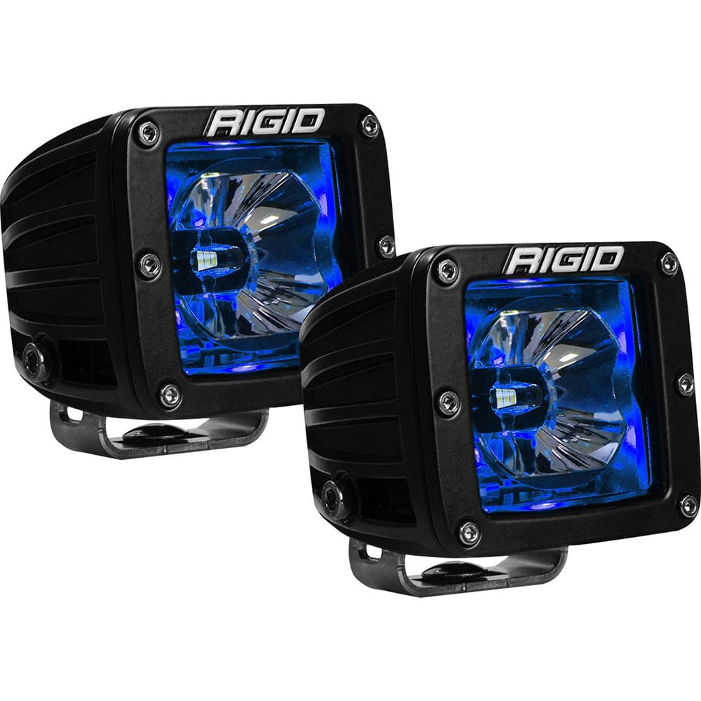 RIGID Industries Radiance™ Pod Blue Backlight Black Housing - Pair - Lighting | Flood/Spreader Lights - RIGID Industries
