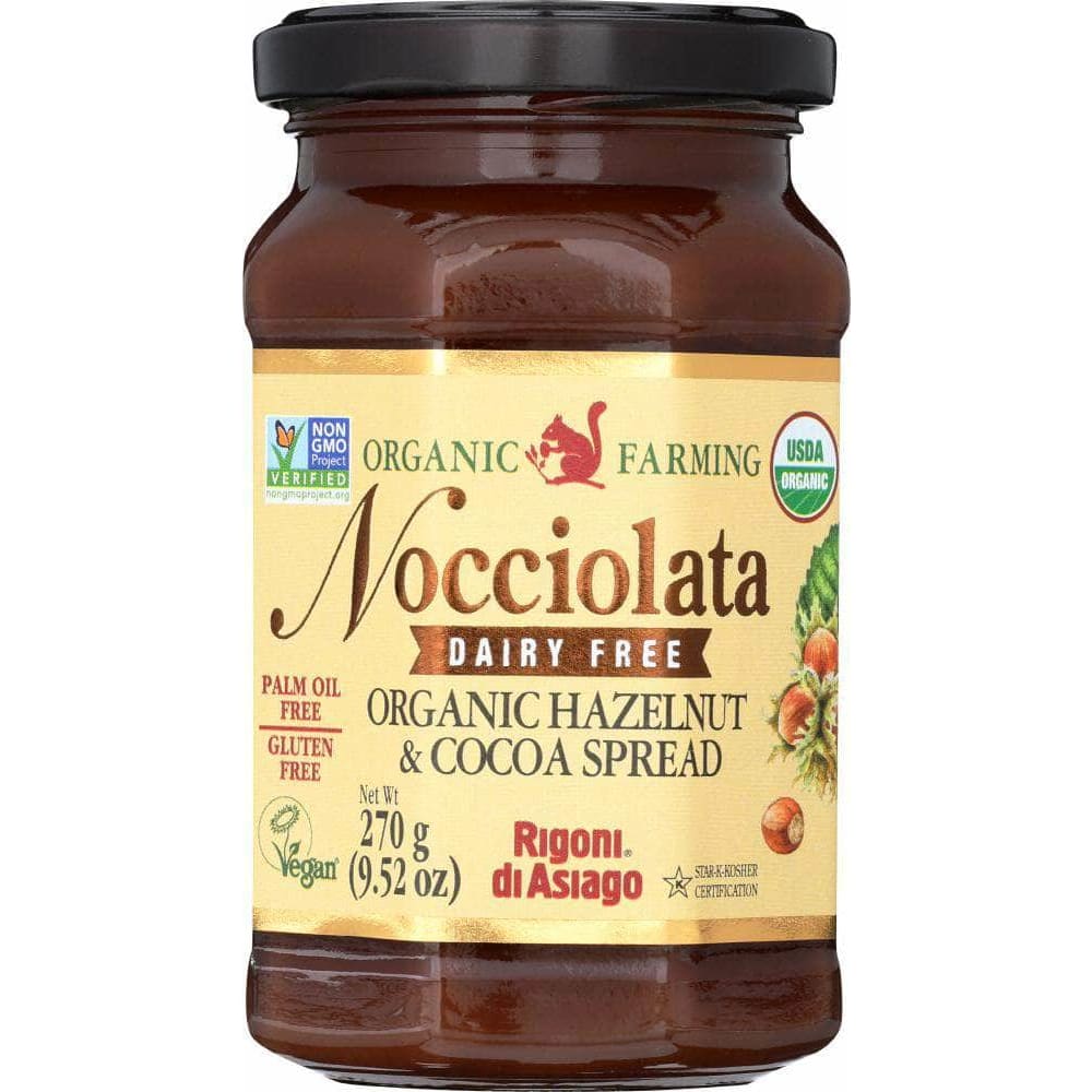 Rigoni Rigoni Nocciolata Dairy Free Organic Hazelnut & Cocoa Spread, 9.52 oz