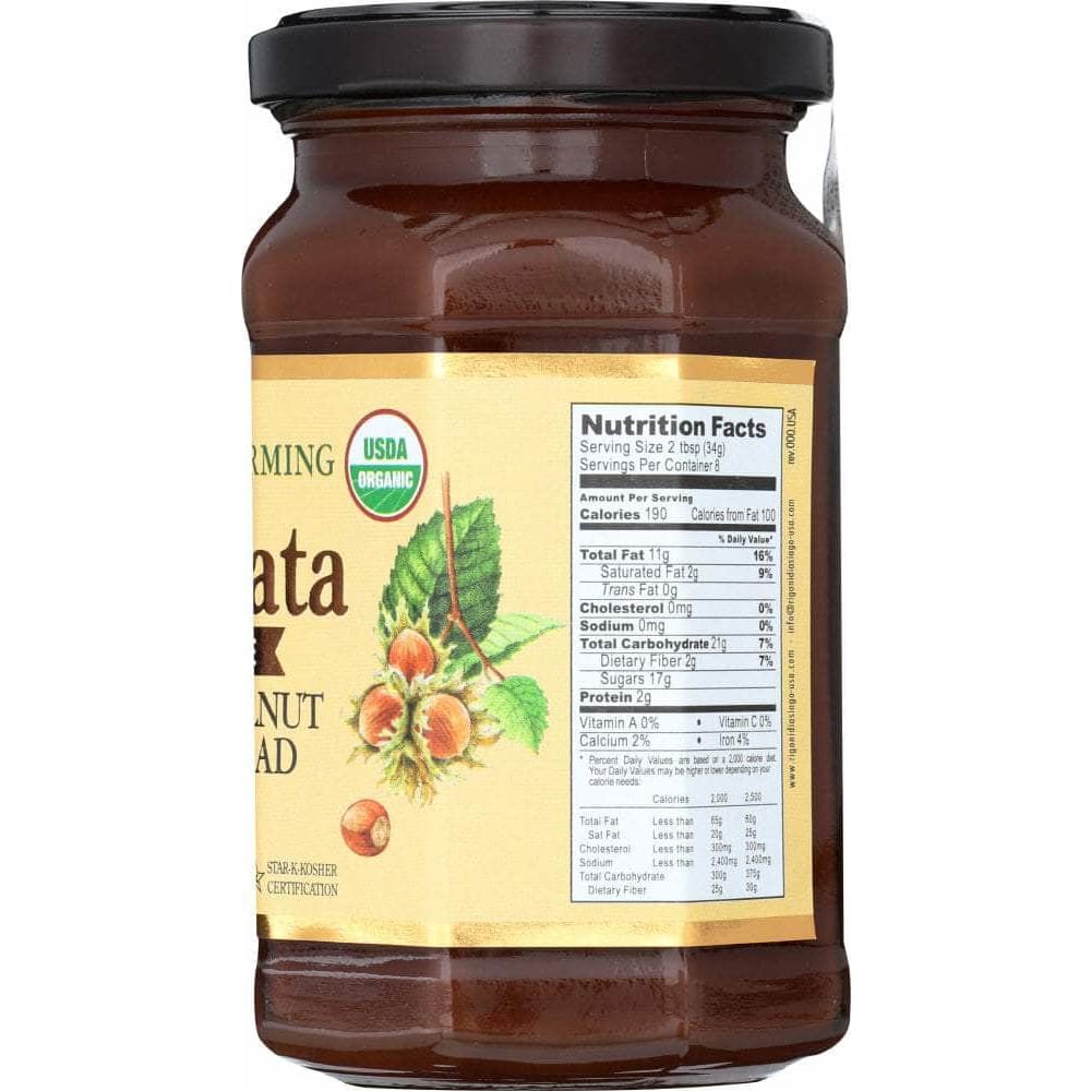 Rigoni Rigoni Nocciolata Dairy Free Organic Hazelnut & Cocoa Spread, 9.52 oz