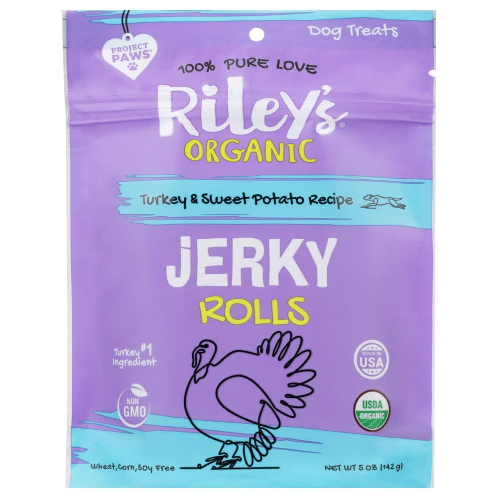 RILEYS ORGANICS: Organic Turkey and Sweet Potato Rolls 5 oz (Pack of 2) - RILEYS ORGANICS