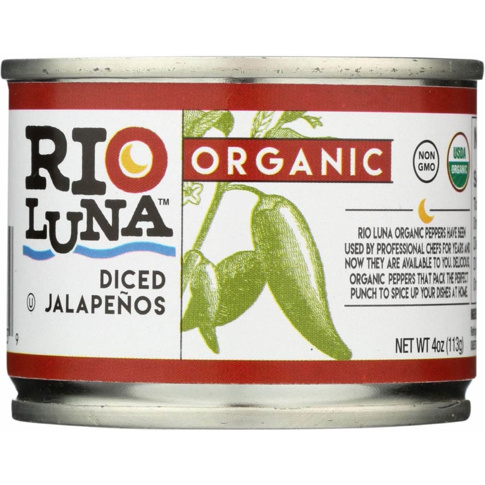 RIO LUNA Grocery > Pantry RIO LUNA Organic Diced Jalapenos, 4 oz