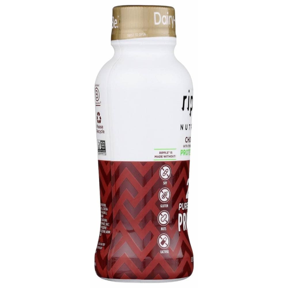 RIPPLE Vitamins & Supplements > Protein Supplements & Meal Replacements RIPPLE Chocolate Protein Shake, 12 fo