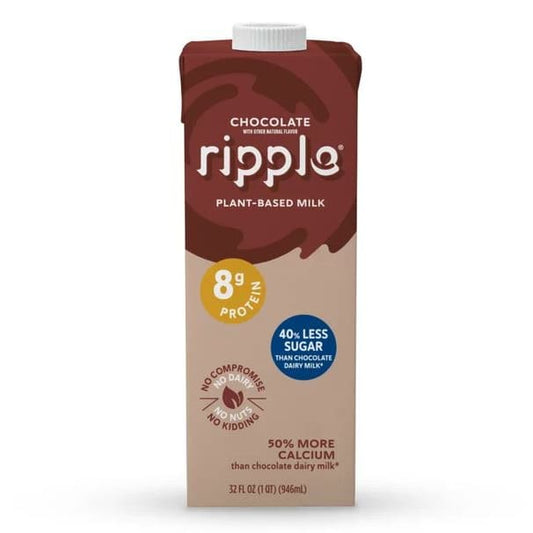 RIPPLE: Milk Chocolate Plant Based 32 fo (Pack of 5) - Grocery > Beverages > Milk - RIPPLE