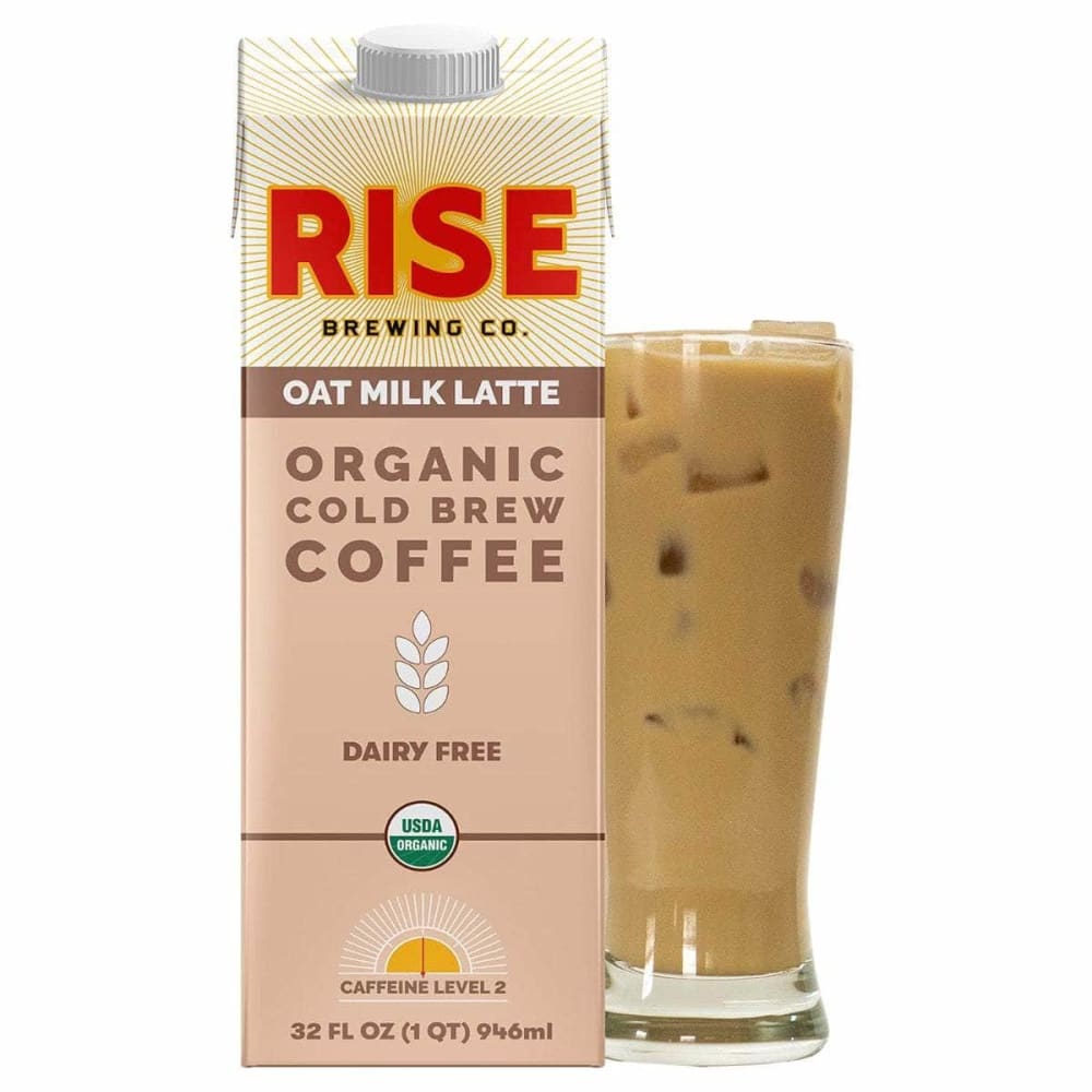 RISE BREWING CO Grocery > Beverages > Coffee, Tea & Hot Cocoa RISE BREWING CO: Latte Cold Brew Oat Milk, 32 fo