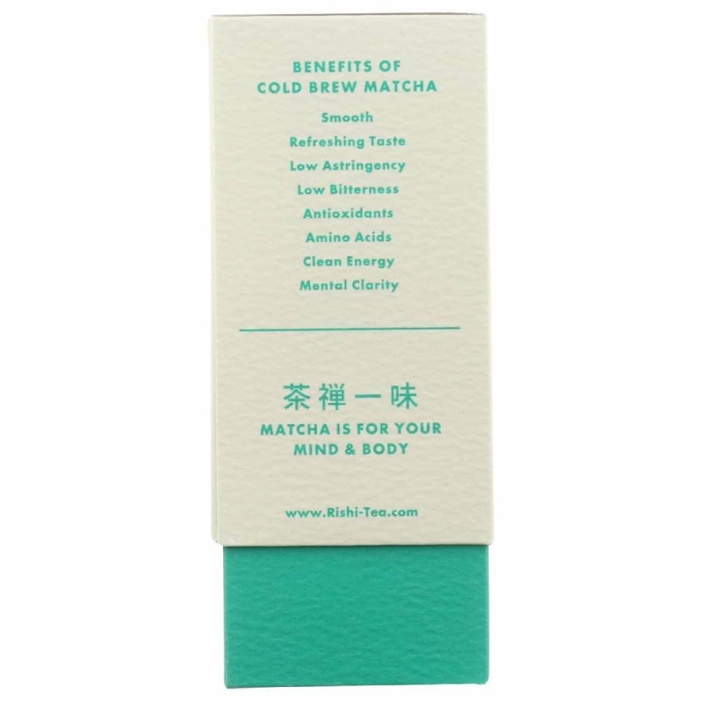 RISHI TEA Rishi Tea Tea Cold Brew Matcha, 1.67 Oz