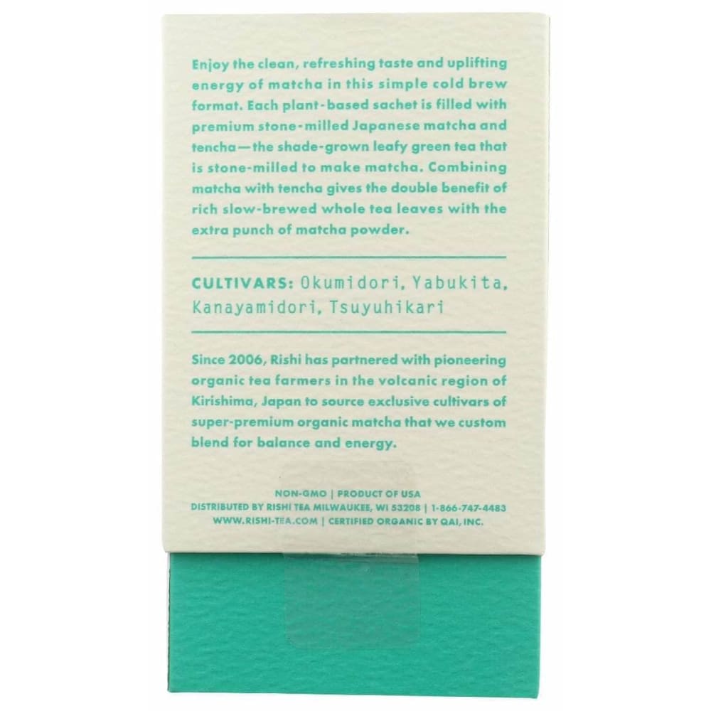 RISHI TEA Rishi Tea Tea Cold Brew Matcha, 1.67 Oz