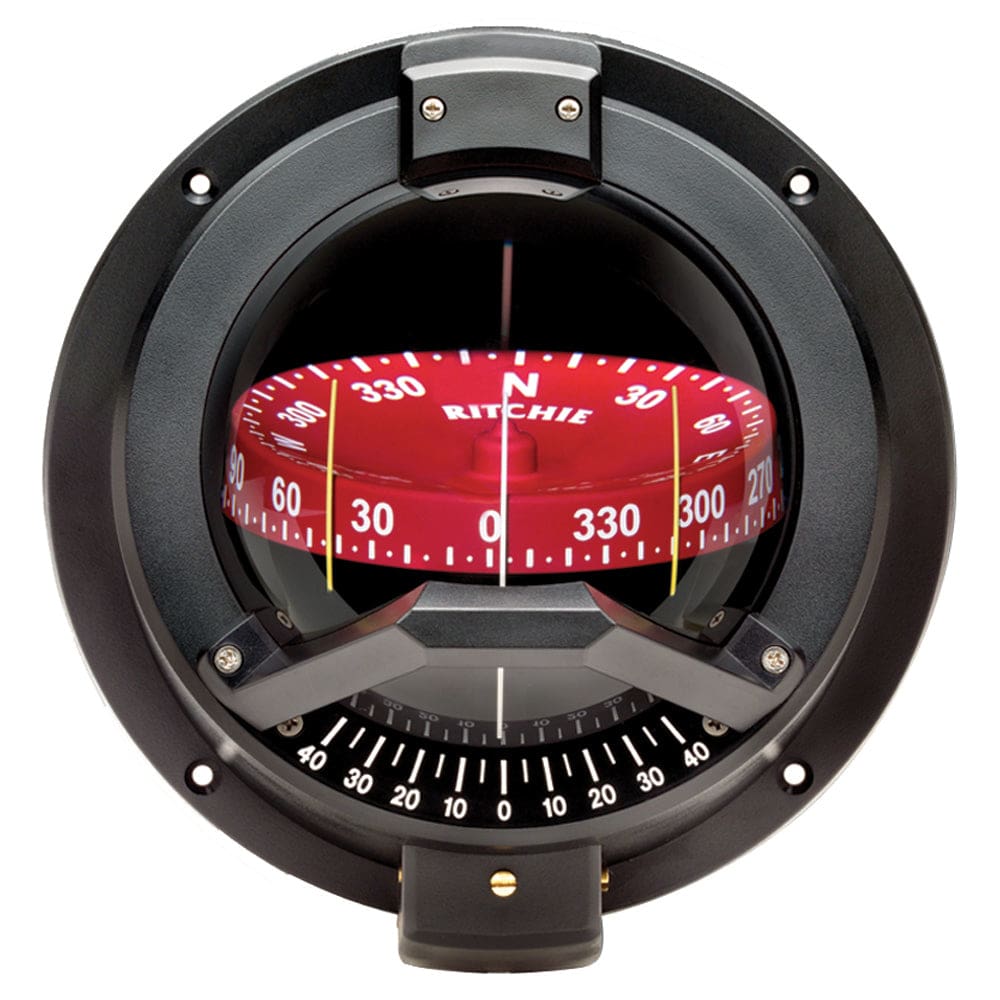 Ritchie BN-202 Navigator Compass - Bulkhead Mount - Black - Marine Navigation & Instruments | Compasses - Ritchie