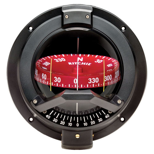 Ritchie BN-202 Navigator Compass - Bulkhead Mount - Black - Marine Navigation & Instruments | Compasses - Ritchie