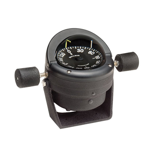 Ritchie HB-845 Helmsman Steel Boat Compass - Bracket Mount - Black - Marine Navigation & Instruments | Compasses - Ritchie